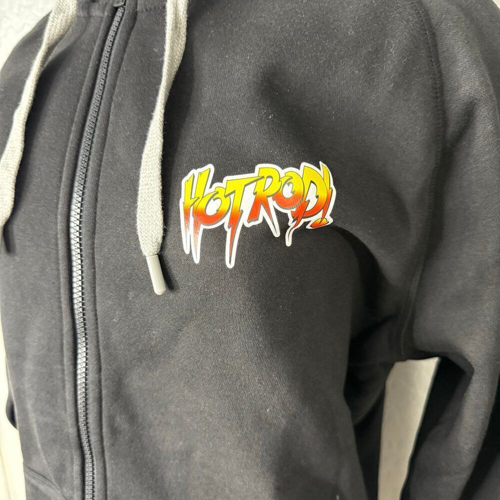 WWE Men's Antigua Black "Rowdy" Roddy Piper Victory Full-Zip Hoodie, XL - Picture 3 of 7